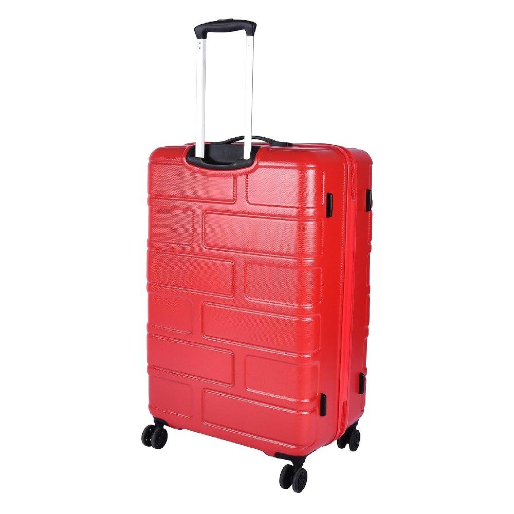 American Tourister Bricklane Hard Trolley Luggage Set of 3, 55+69+80CM, with Backpack GE3X80008- Red