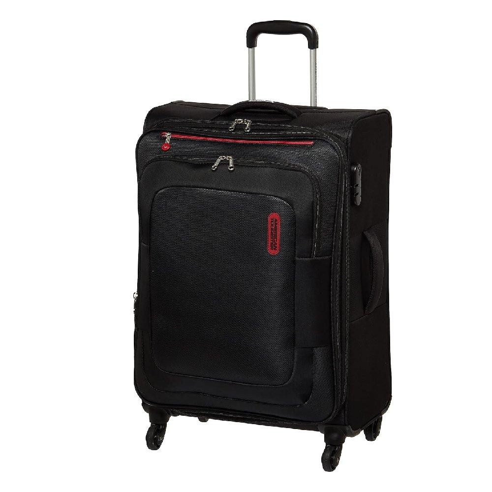 American Tourister  Duncan Hard Trolley Luggage Set of 3, 55+68+83CM, FL8X09107BP - black