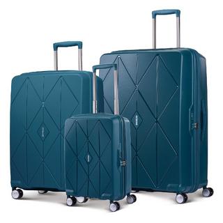 Buy American tourister  argyle  hard trolley luggage set of 3, 55+68+81cm, qh7x09006 - deep... in Kuwait