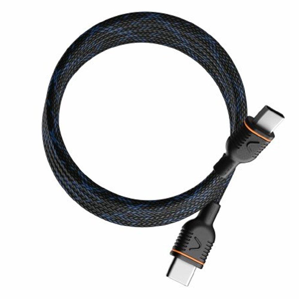 UNISYNK MagRoll™ Magnetic USB-C to USB-C Cable, 2M, 240W, 10448 – Black