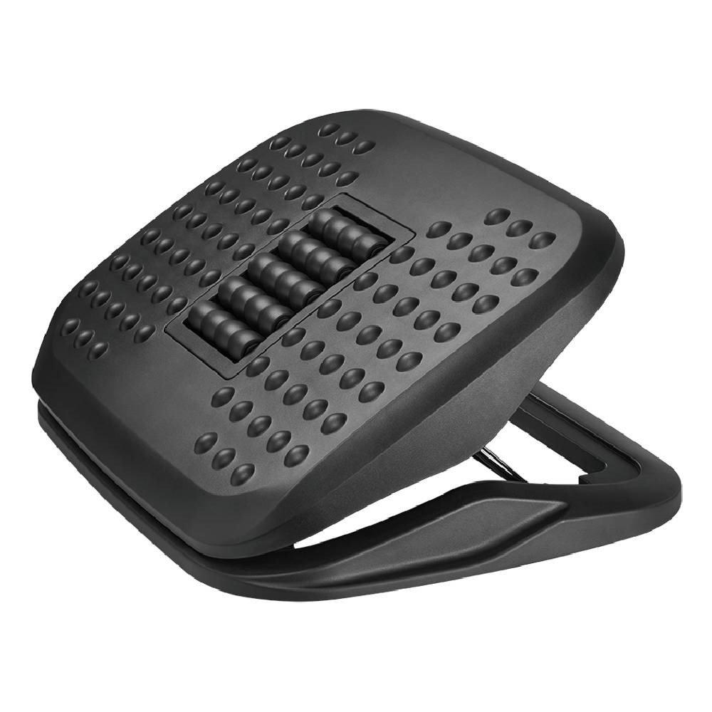 براتيك مسند للقدمين قابل للتعديل من براتيك  مع بكرات للتدليك، FR15-01 - أسود