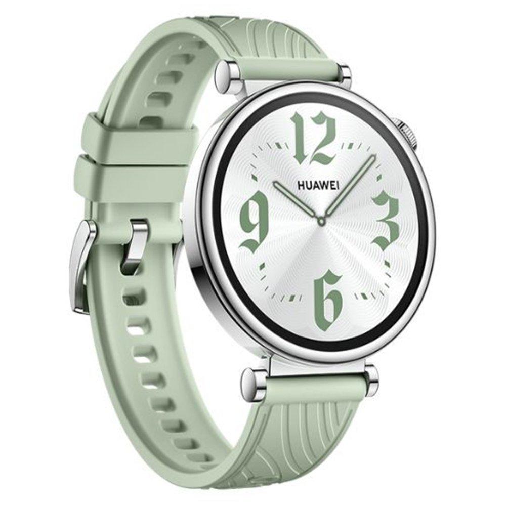 HUAWEI 41mm GT 4 Smart watch, Fluoroelastomer Strap, PIANO-T100-GRN – Green