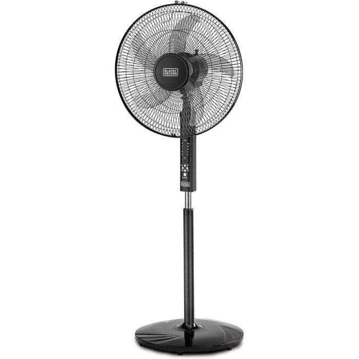Black & Decker Stand Fan, 16-inch, 60W, FS1620R-B5 - Black
