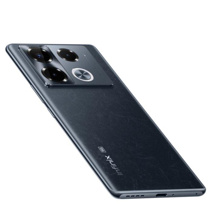 هاتف انفينيكس نوت 40 برو+ 5 جي, 6.78 بوصة, 256 جيجابايت, 12 جيجابايت رام – أسود