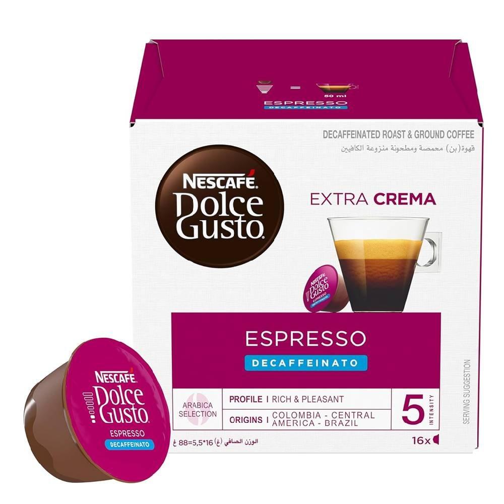 Nescafe Dolce Gusto Espresso Decaf Coffee 16 Capsules, 12523874