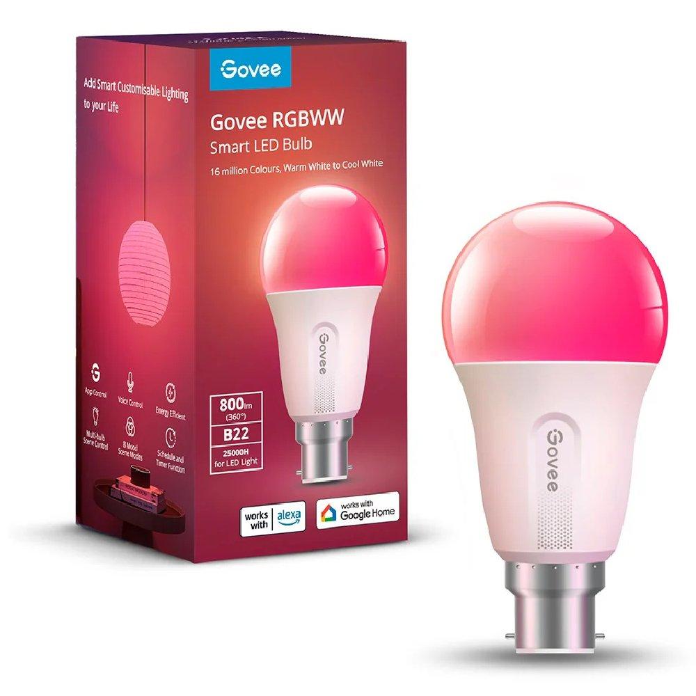 Buy Govee smart wi-fi & bluetooth light bulb, 800lm, h6004 in Kuwait