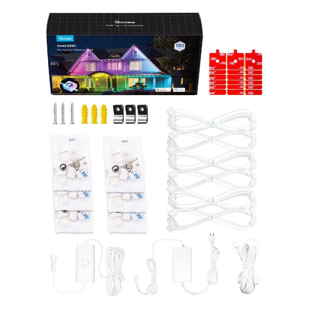 Govee RGBIC LED Permanent Outdoor Lights, 30M, H705A - Multicolor