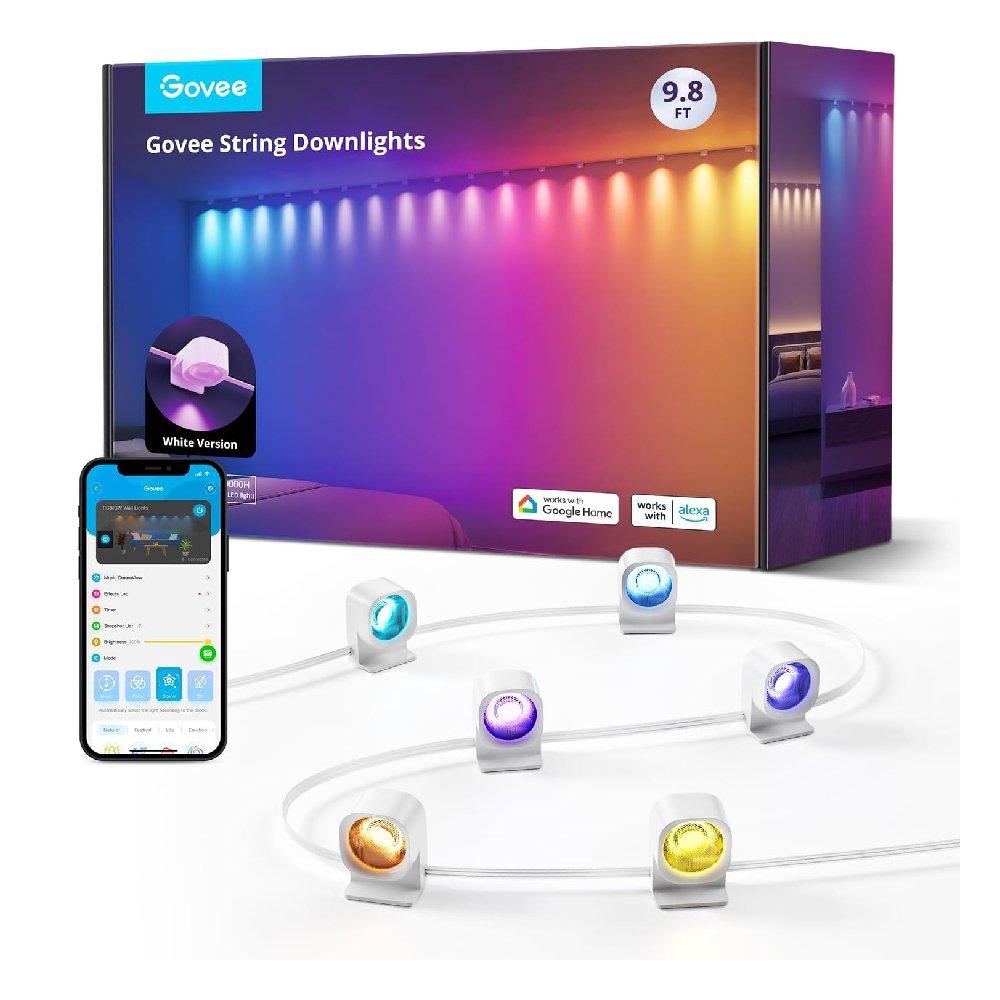 Govee RGBIC String Indoor Downlights, H608B, 3m  - Multicolor