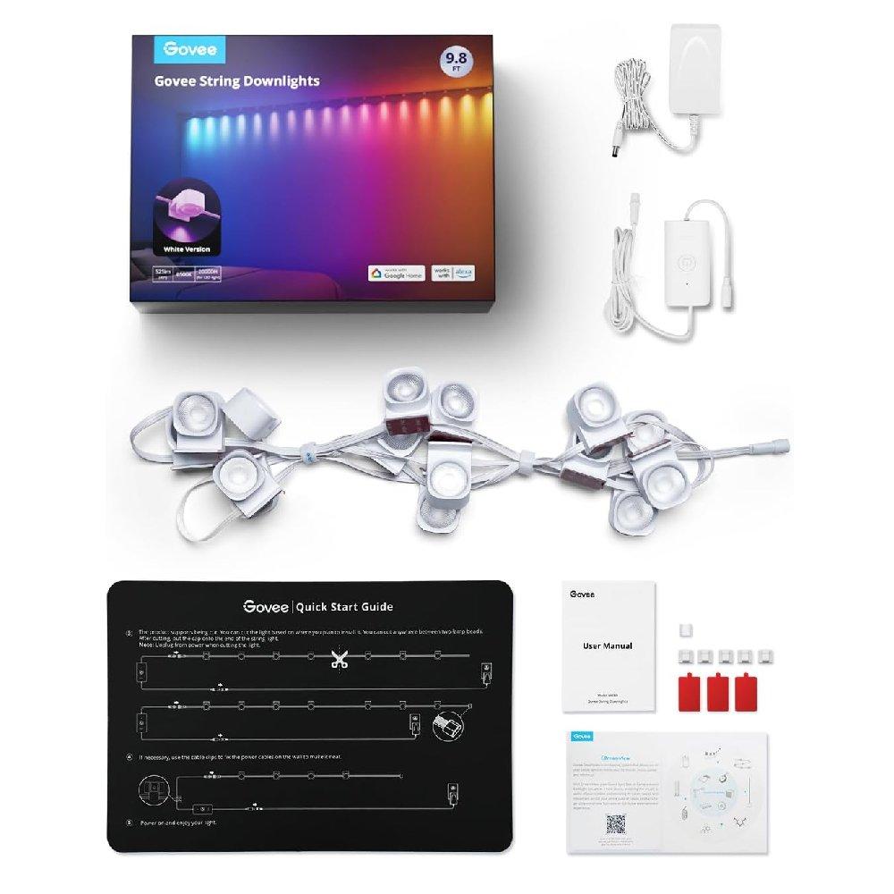 Govee RGBIC String Indoor Downlights, 5m, H608A - Multicolor
