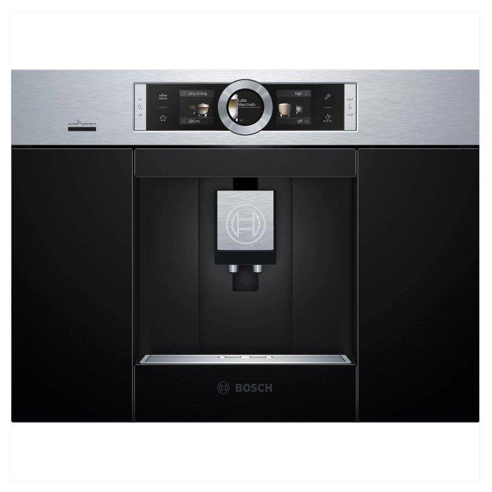 Bosch Series 8 Built-In Fully Automatic Coffee Machine, CTL636ES6 Stainless Steel