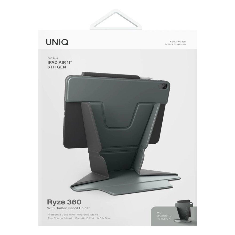 UNIQ Ryze 360 Case with Stand iPad Air, 11-inch, UNIQ-PDA11-R360LGN – Dark Green