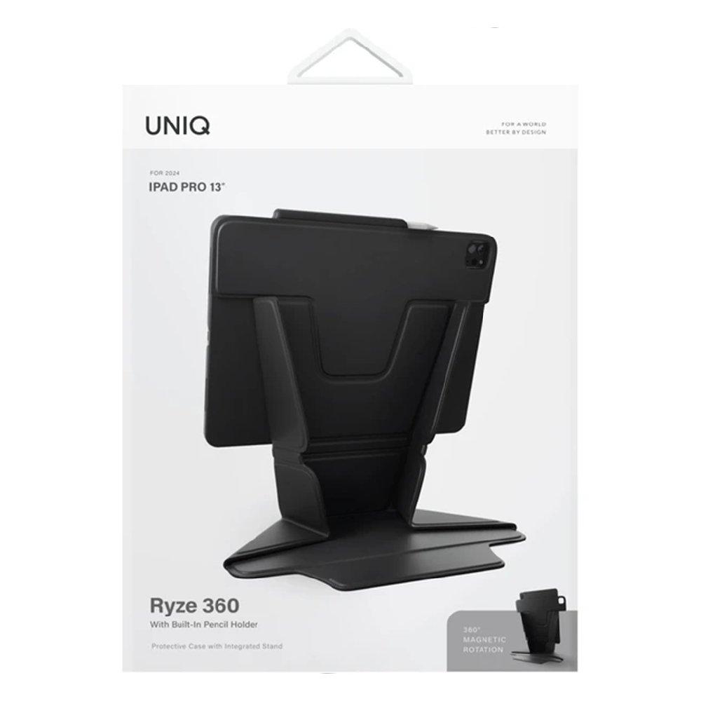UNIQ Ryze 360 case with stand iPad Pro, 13-inch, UNIQ-PDP13-R360BLK – Black