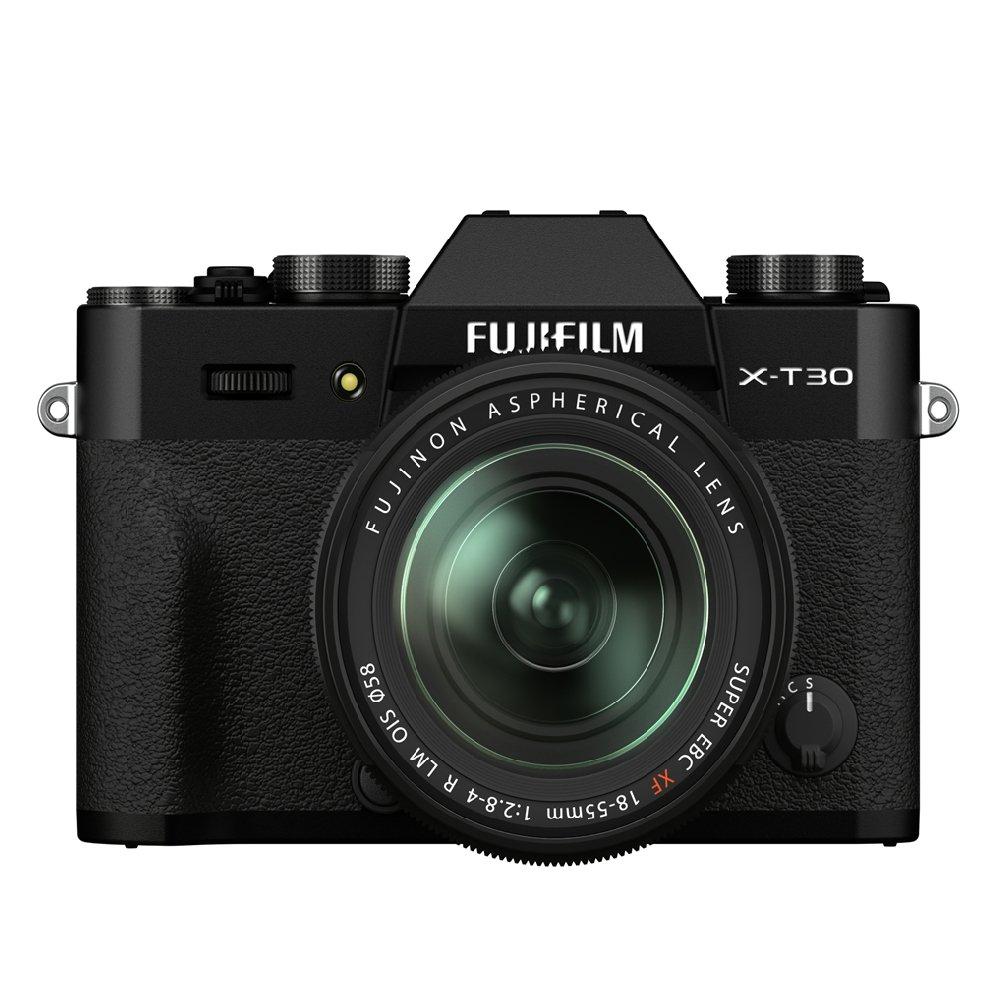 Buy Fujifilm x-t30 ii kit camera + xf18-55mm lens - black in Kuwait