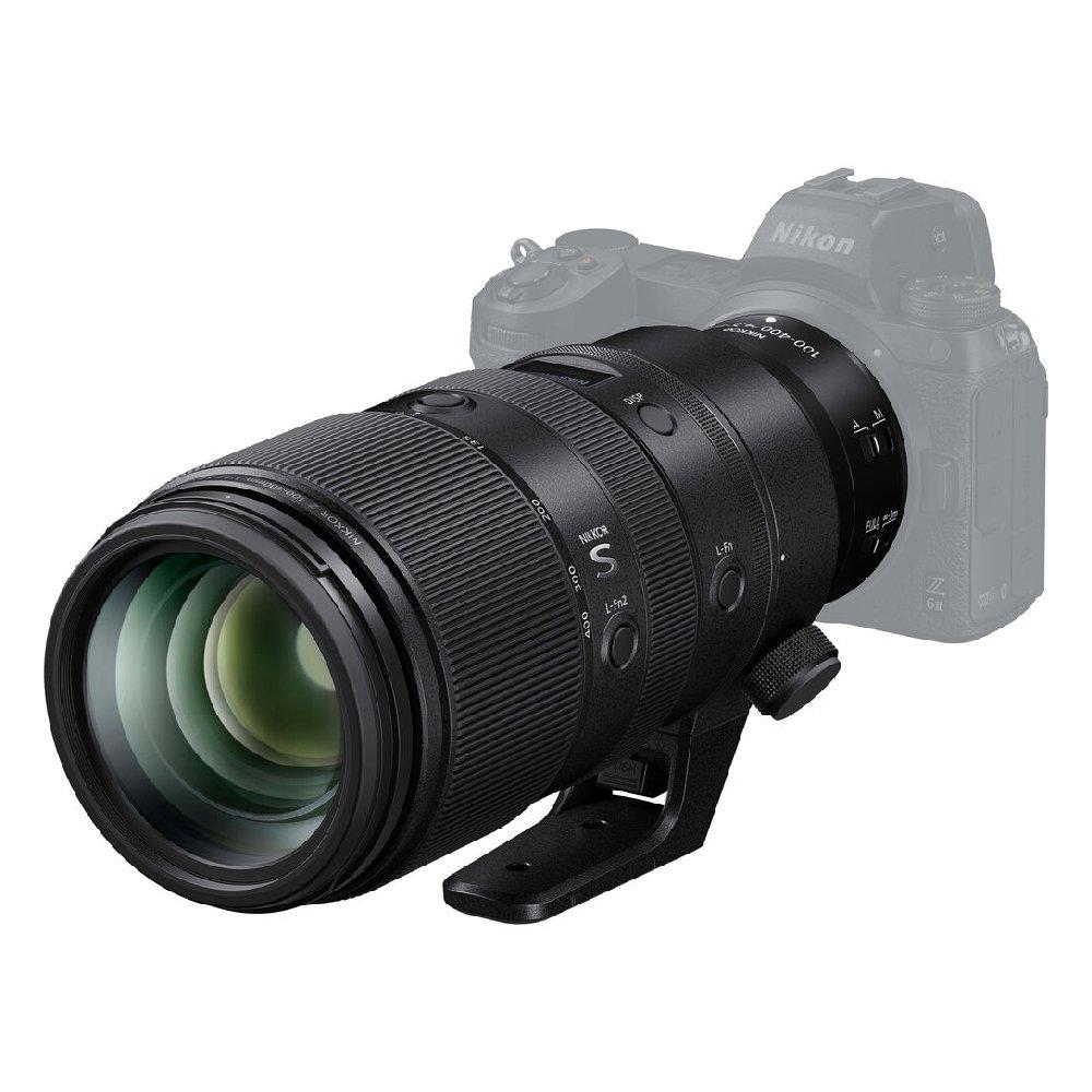 عدسة الكاميرا نيكور 100-400 ملم F/4.5-5.6 من نيكون - أسود