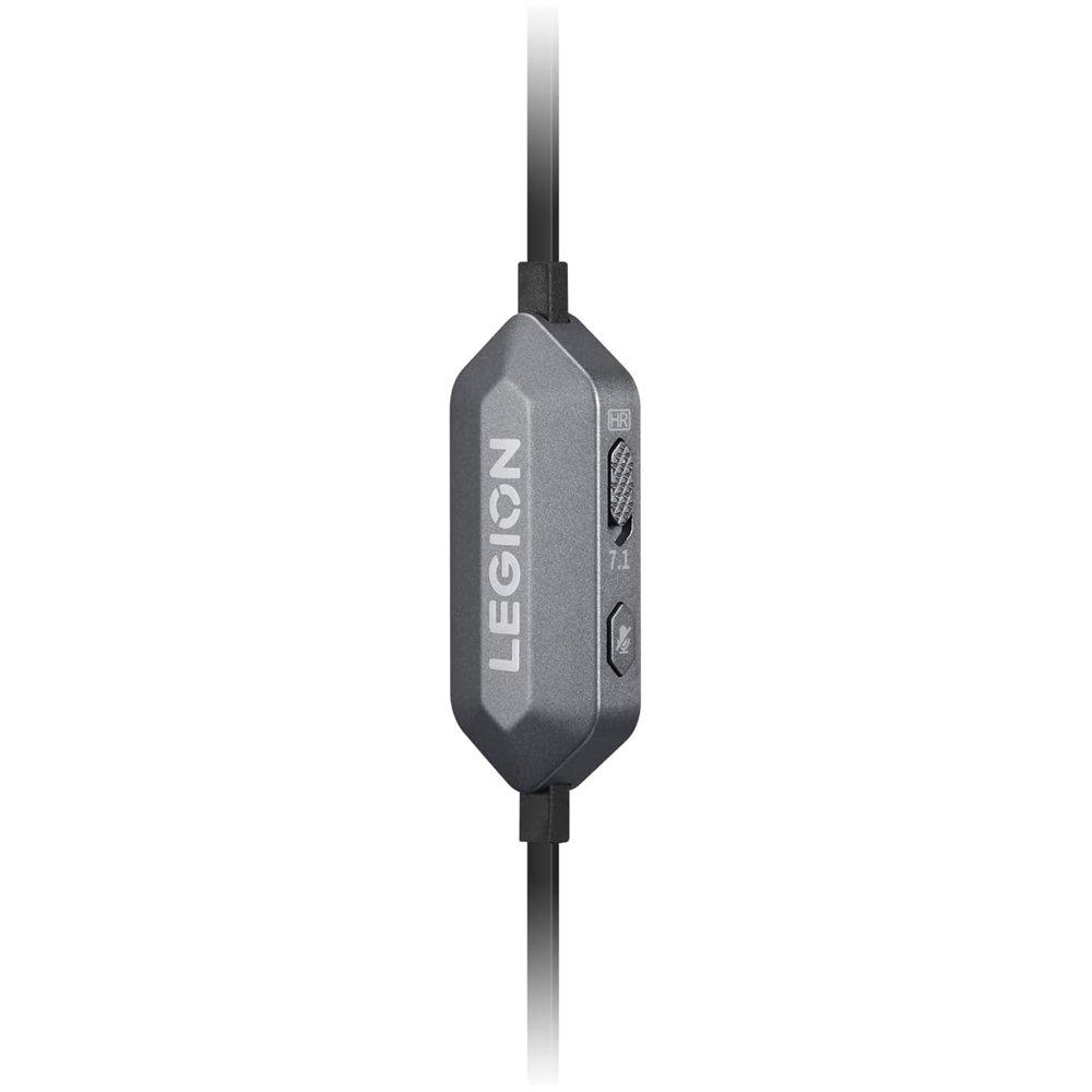 Lenovo Legion  Gaming in-Ear Headphones with USB-C E510-7.1 Surround Sound, GXD1N40797- Grey