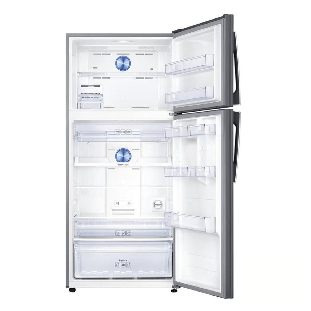 ثلاجة بفريزر علوي من سامسونج، 25 قدم مكعب، 720 لتر، RT72K6357SL -فضي