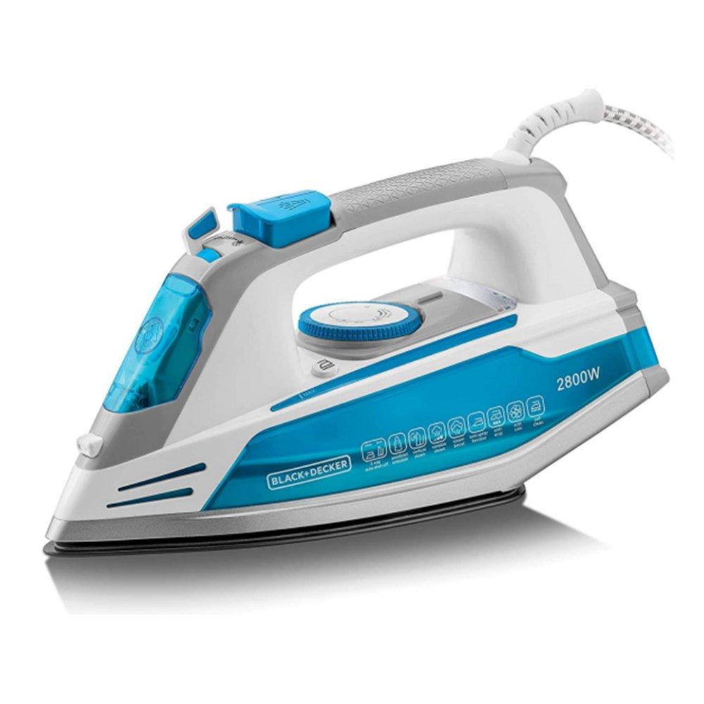 Buy Black+decker steam iron with auto shutoff and anodized soleplate 2800w x2800-b5 in Kuwait