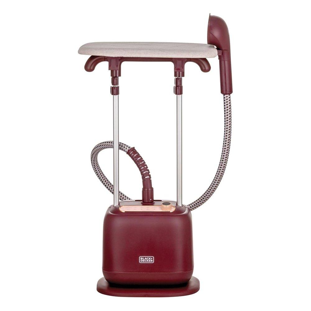 كواية بخار عمودية بسعة 2 لتر من بلاك اند ديكر، بقوة 2400 واط، GSTD2450-B5 - أحمر داكن