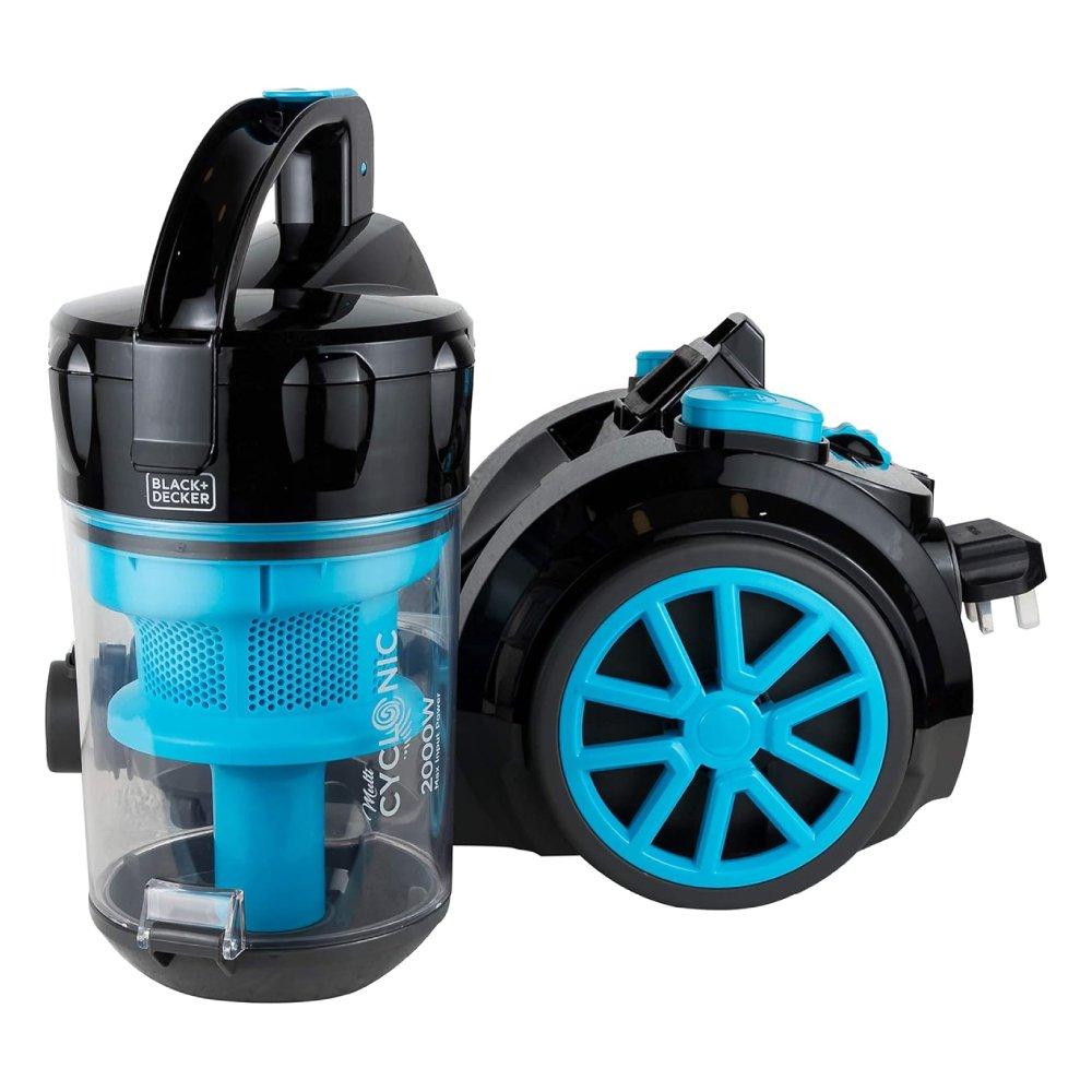 مكنسة كهربائية سلكية من بلاك اند ديكر، 1800 واط، 2.5 لتر، VM2080-B5 - أزرق