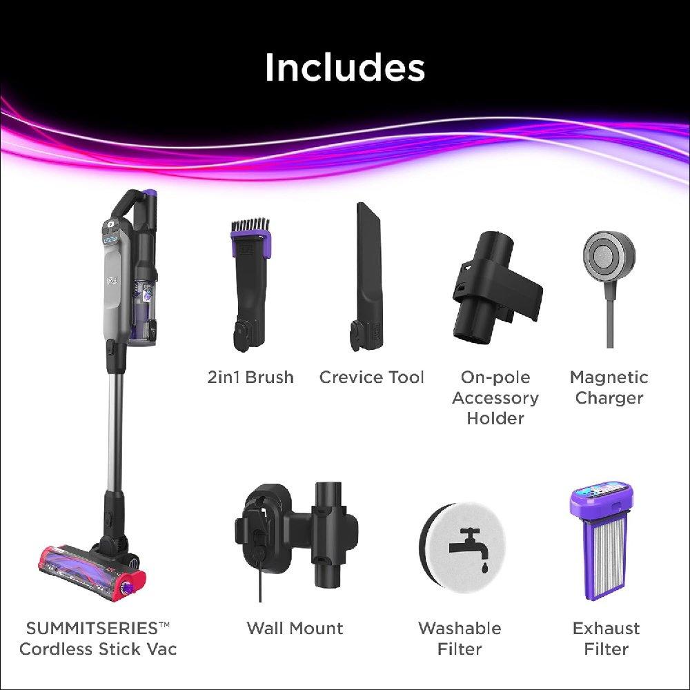 BLACK+DECKER Summit Series Stick Vacuum Cleaner - 750ml - 86W (BHFEA640WG) 