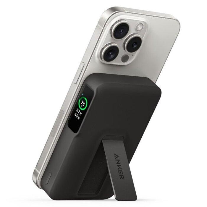 بطارية شحن ماج جو اللاسلكية بقوة 15 واط وسعة 10000 مللي أمبير من أنكر, A1654H11 – أسود