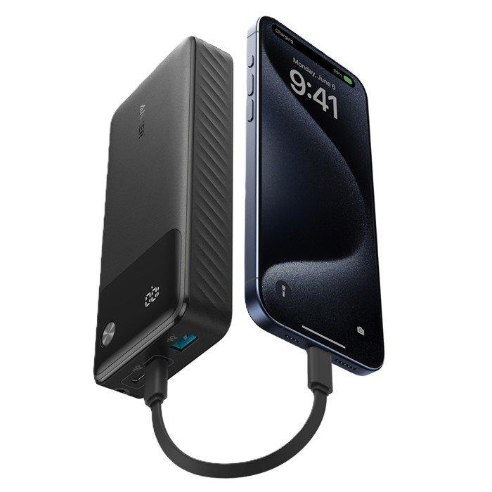 Anker 30W 20000mAh Power Bank, A1384H11 – Black