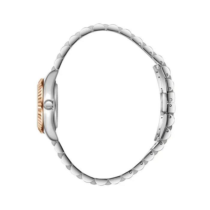 Lee Cooper Women's Watch, Analog, Stainless Steel Strap, 27.5mm, LC07956.570 - Silver/Gold