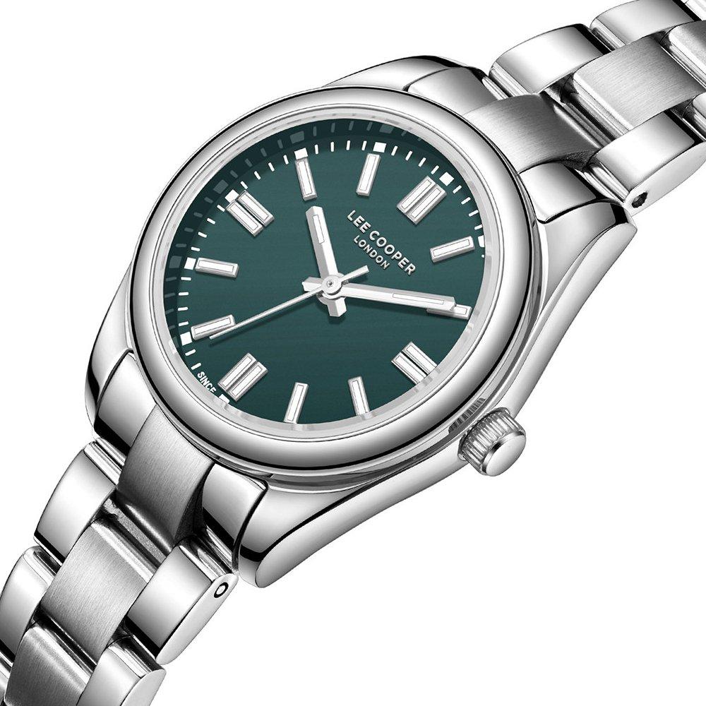 Lee Cooper Women's Watch, Analog, Metal Strap, 28mm, LC07962.370 - Silver
