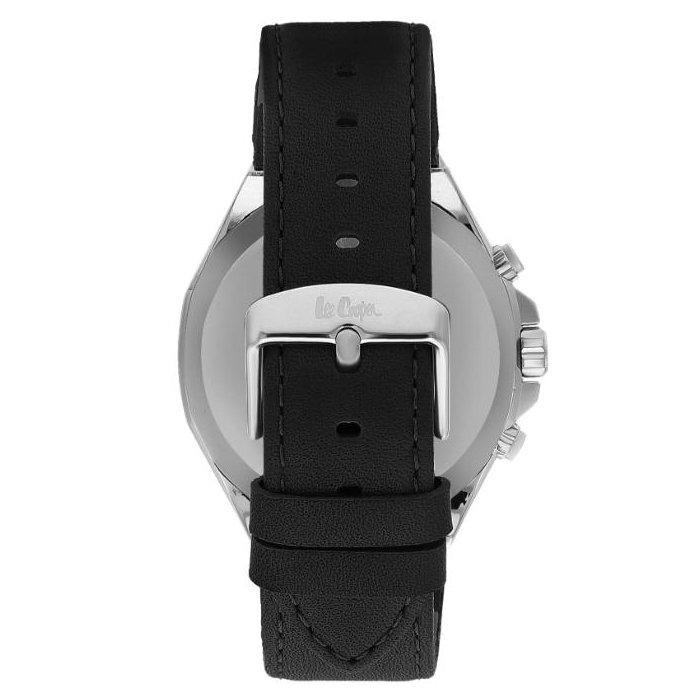 Lee Cooper Men's Watch, Multifunction, Leather Strap, 46mm, LC07983.351 -  Black