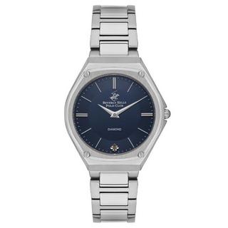 Buy Beverly hills polo women's watch, analog, metal strap, 35mm, bp3560x. 390 - silver in Kuwait