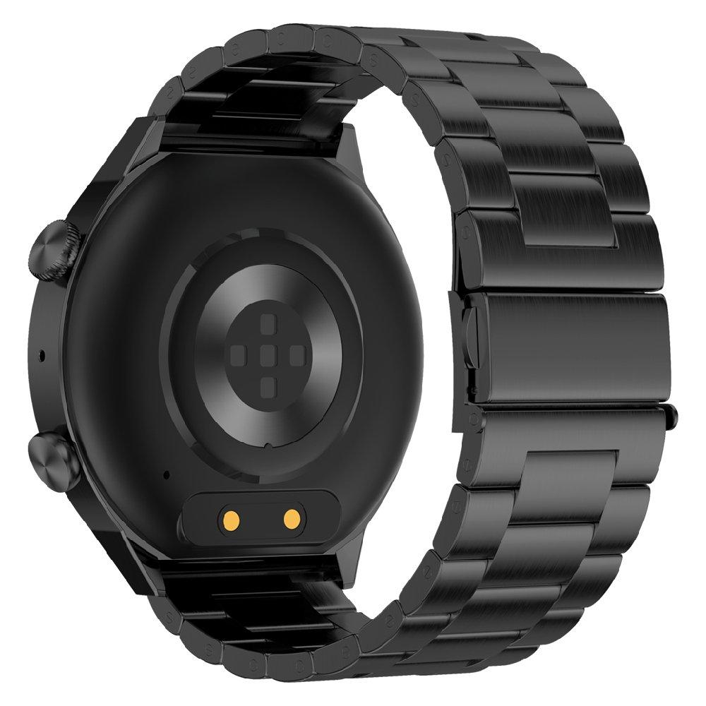 G-tab GT3 Pro Max smart Watch, 1.39-inch, Metal Strap - Black