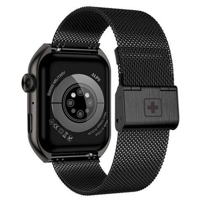 Swiss Military Alps 3 Smart Watch, 1.96-inch AMOLED Display – Black