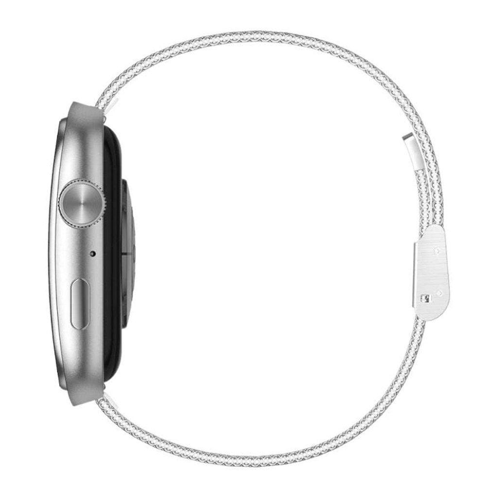 Swiss Military Alps 3 Smart Watch, Steel Strap, 1.96-inch AMOLED Display – Silver