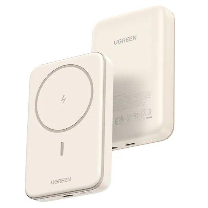 Buy Ugreen 10000mah magnetic wireless, 15w power bank, pb561 - beige in Kuwait