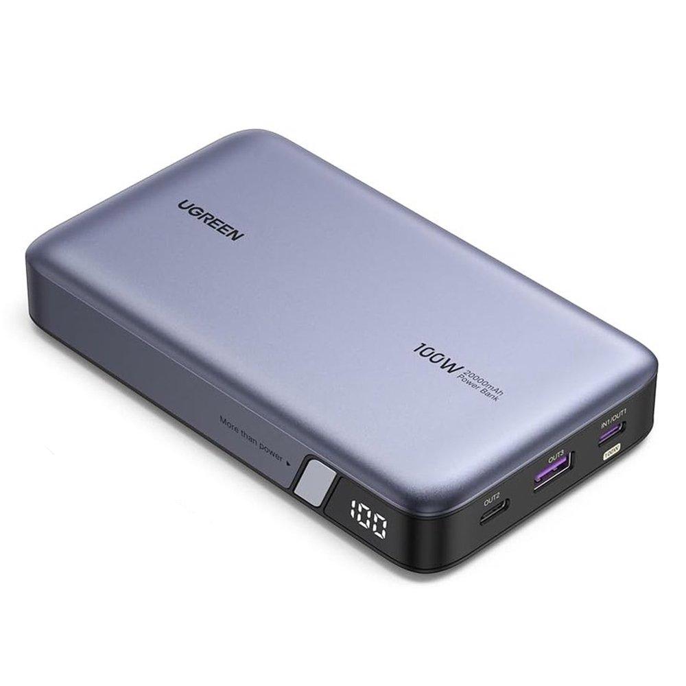 UGREEN 20000mAh Power Bank, PB720 - Gray