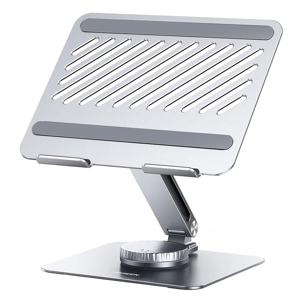 Buy Ugreen adjustable swivel stand for 17. 3-inch laptops, lp592 – silver in Kuwait