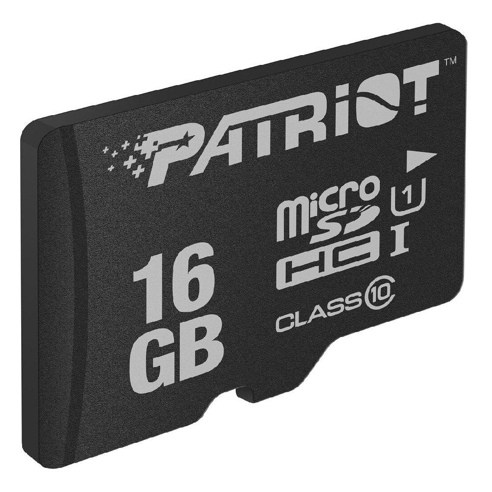 Patriot 16GB LX Series UHS-I microSDXC Memory Card, PSF32GMDC16 - Black