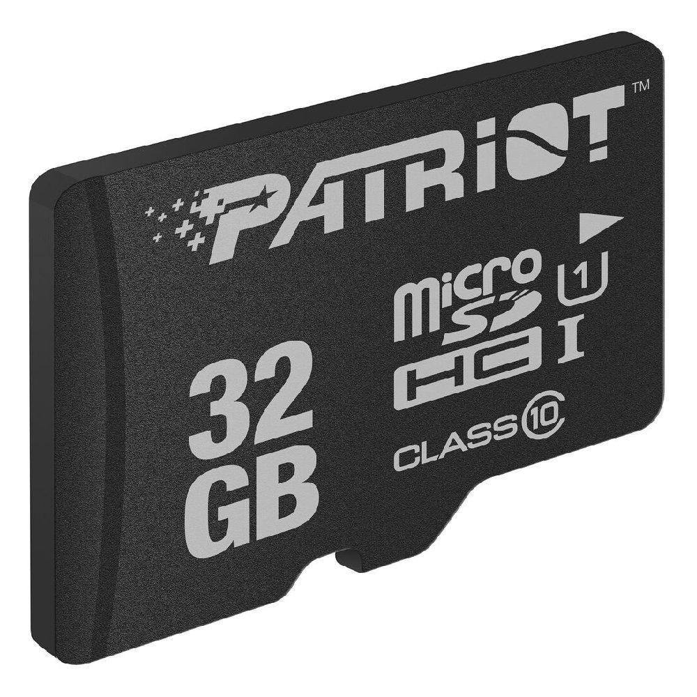 Patriot 32GB LX Series UHS-I microSDXC Memory Card, PSF32GMDC10 - Black