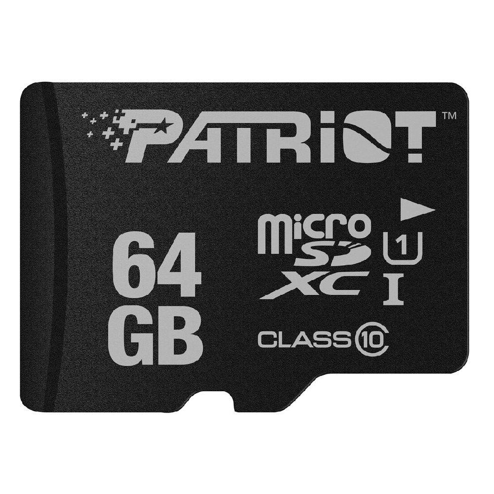 Buy Patriot 64gb lx series uhs-i microsdxc memory card, psf64gmdc10 - black in Kuwait