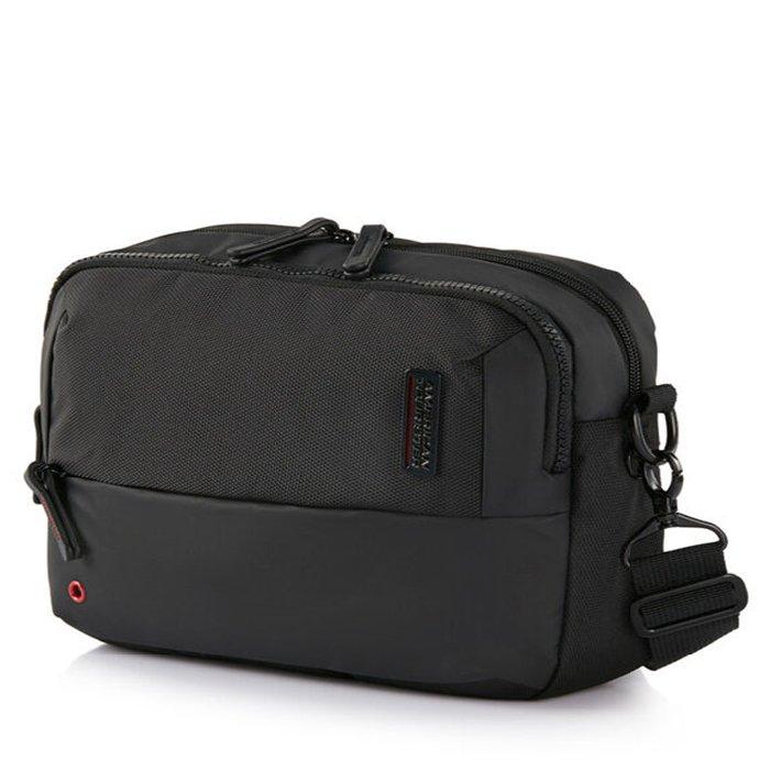 Buy American tourister zork shoulder bag, ay1x09012 - black in Kuwait