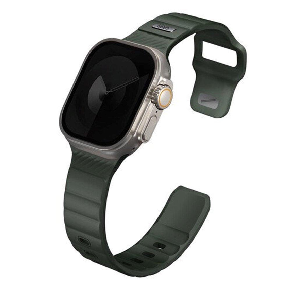 حزام ساعة أبل سترايد من يونيك، مقاس 42/44/45/49 ملم، أخضر