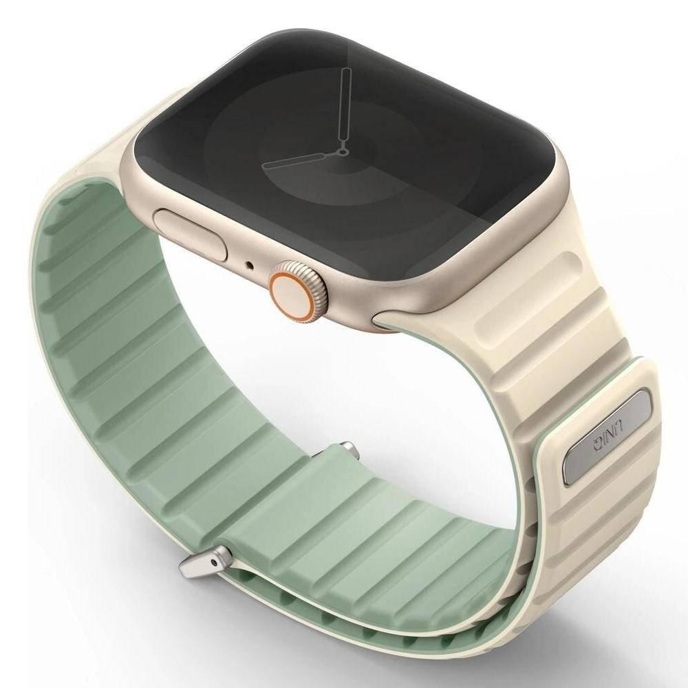 سوار ريفيكس ايفو القابل للانعكاس لساعة آبل مقاس 38/40/41 مم من يونيك، 41MM-REVESMNTBEG - أخضر