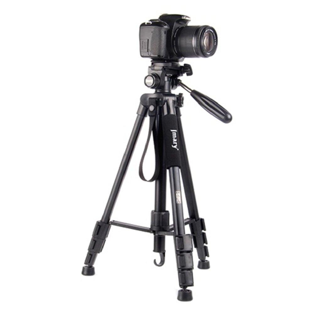 JMARY 2-in-1 Monopod Aluminum Tripod, 1.65M, KP-2254 – Black