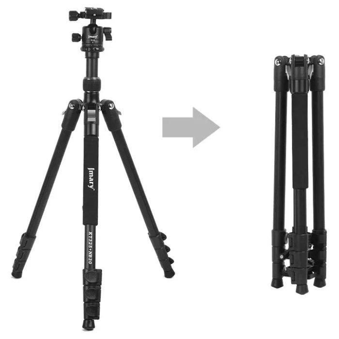 Jmary Professional Tripod, KT325-NB30 - Black