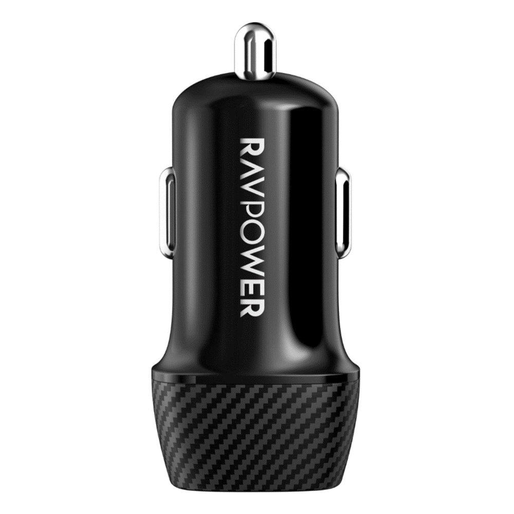 Buy Ravpower 20w usb-c car charger, rp-vc1017 – black in Kuwait