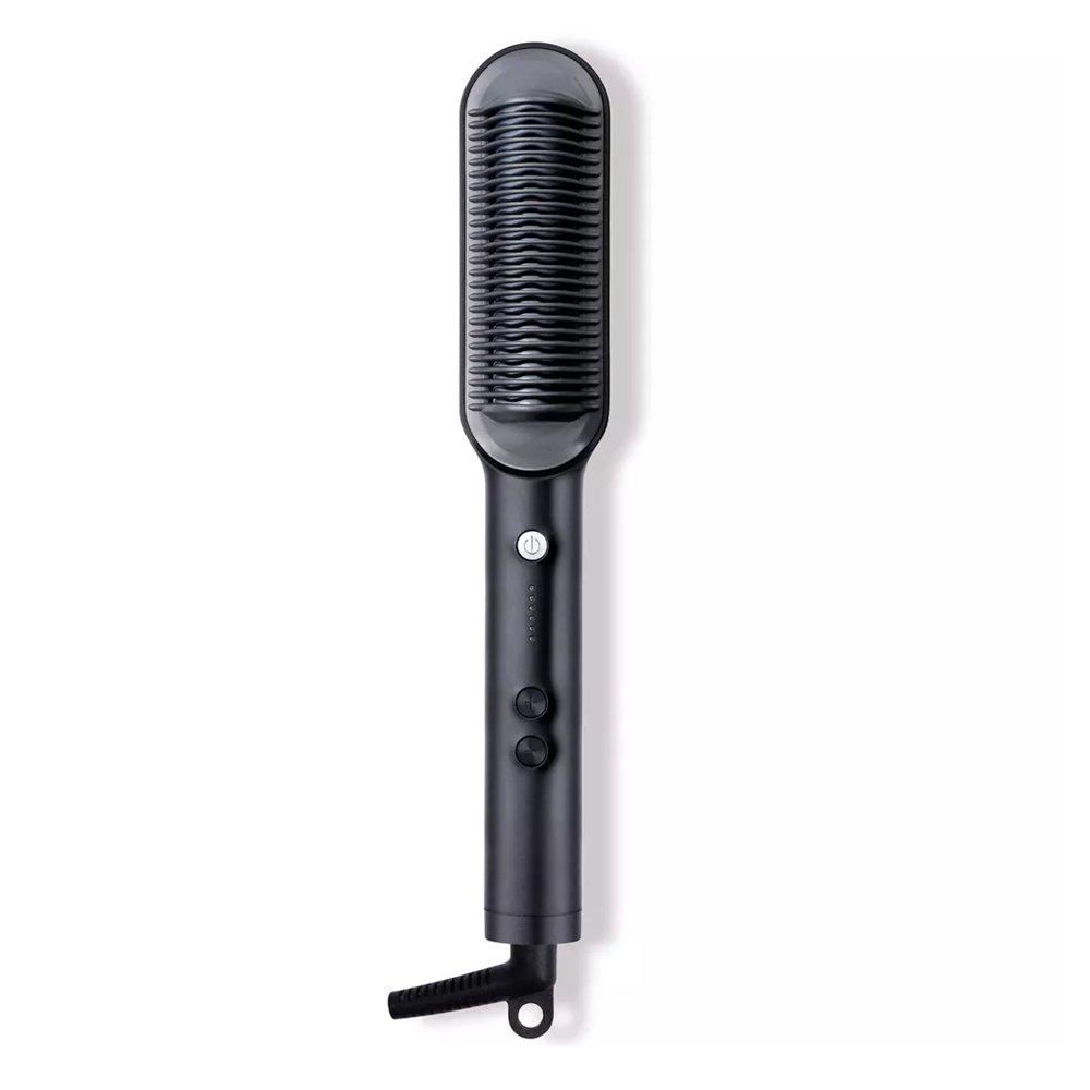 TYMO Hair Straightening Brush, 5 Temperature Settings, HC100 - Black