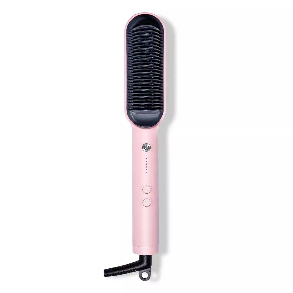 TYMO Hair Straightening Brush, 5 Temperature Settings, HC100R - Pink