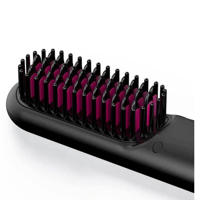 TYMO Porta Cordless Portable Hair Straightening Brush, HC120 – Black