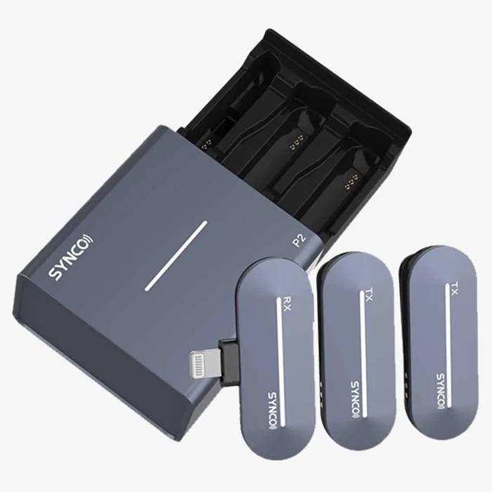 ميكروفون لاسلكييو اس بي سي من سينكو ، P2ST - أزرق