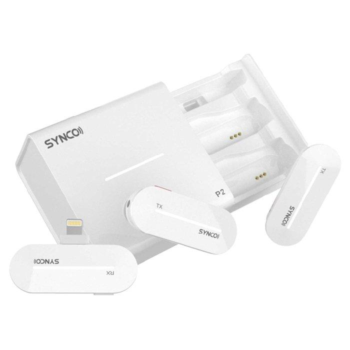 SYNCO Wireless Microphone , P2SL - White